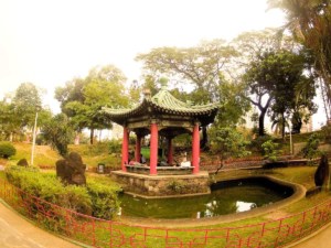 Chinese garden in Rizal Park Manila