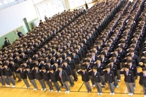 students in korean school
