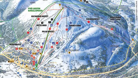 Phya ski map