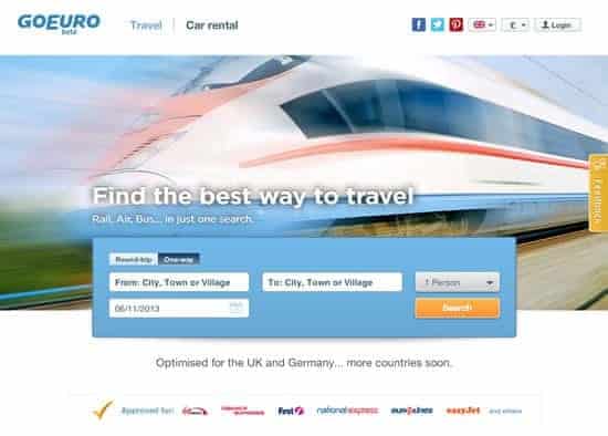 Go Euro transport comparison site