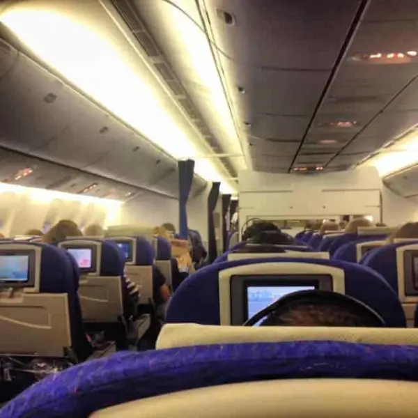 Seats on British Airways Boeing 777