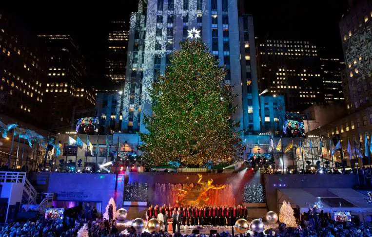 Rockefeller center Christmas tree 2014
