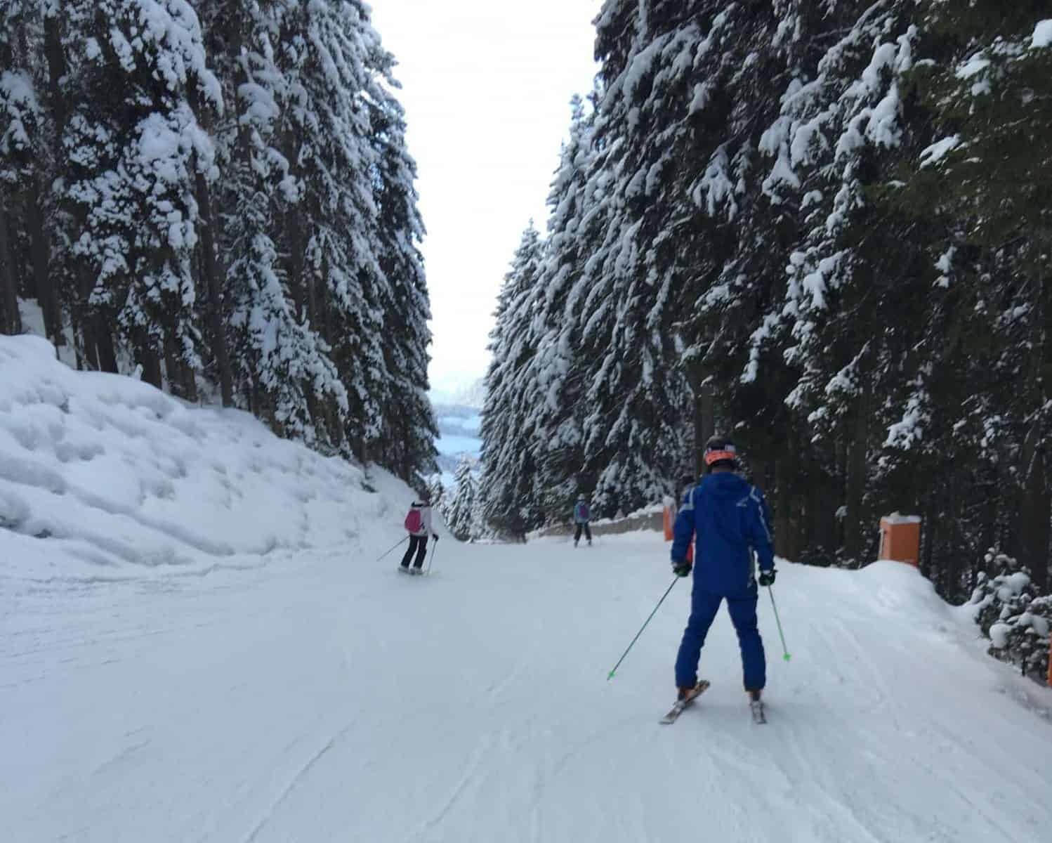 Learning to ski again in Austria