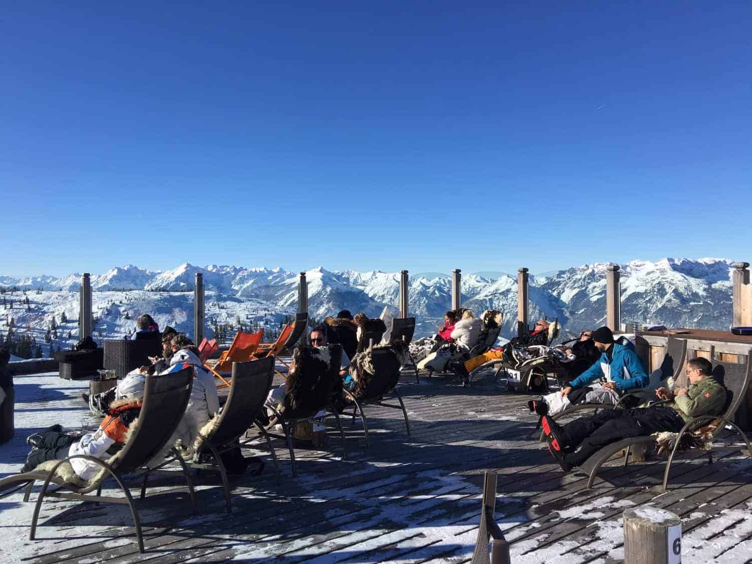 Alpbach skiing in Austria