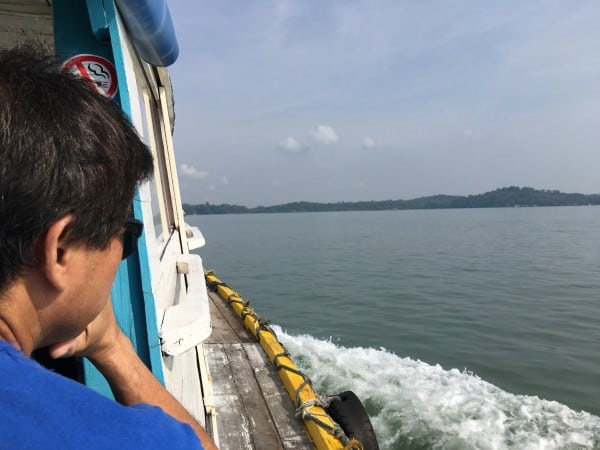 Boat to Pulau Ubin