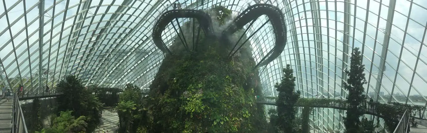 Whats inside gardens by the bay?