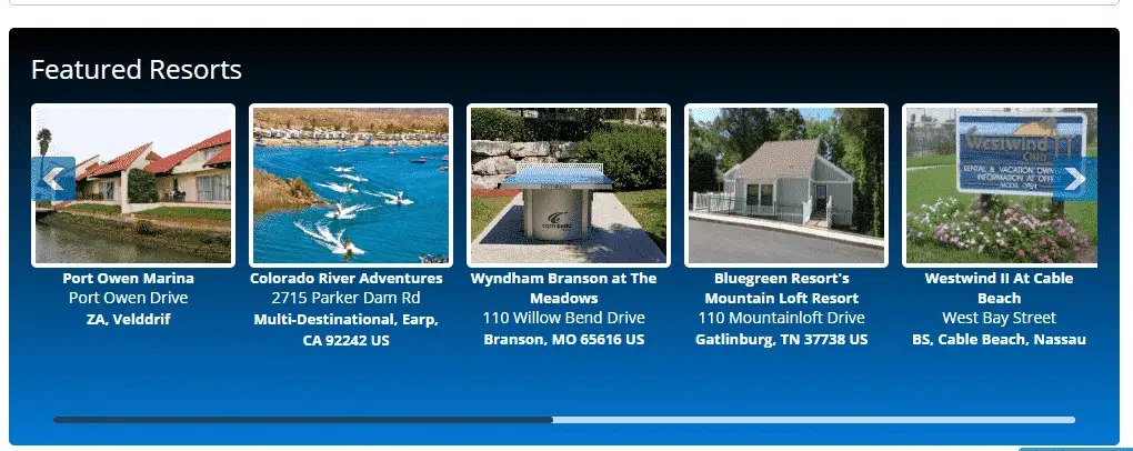 TimeShare 4 Featured Home Page